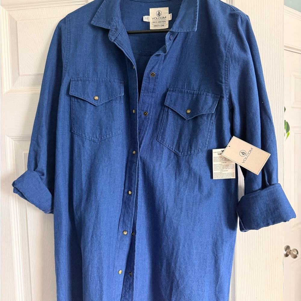 Volcom Blue Mini Dress